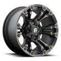 Fuel 1Pc D569 Vapor 17X9 -12 Matte Black Double Dark Tint