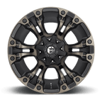 Fuel 1Pc D569 Vapor 18X9 -12 Matte Black Double Dark Tint