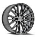 Arena Finesse 22X9.5 +25 Gloss Gunmetal W/ Brushed Face