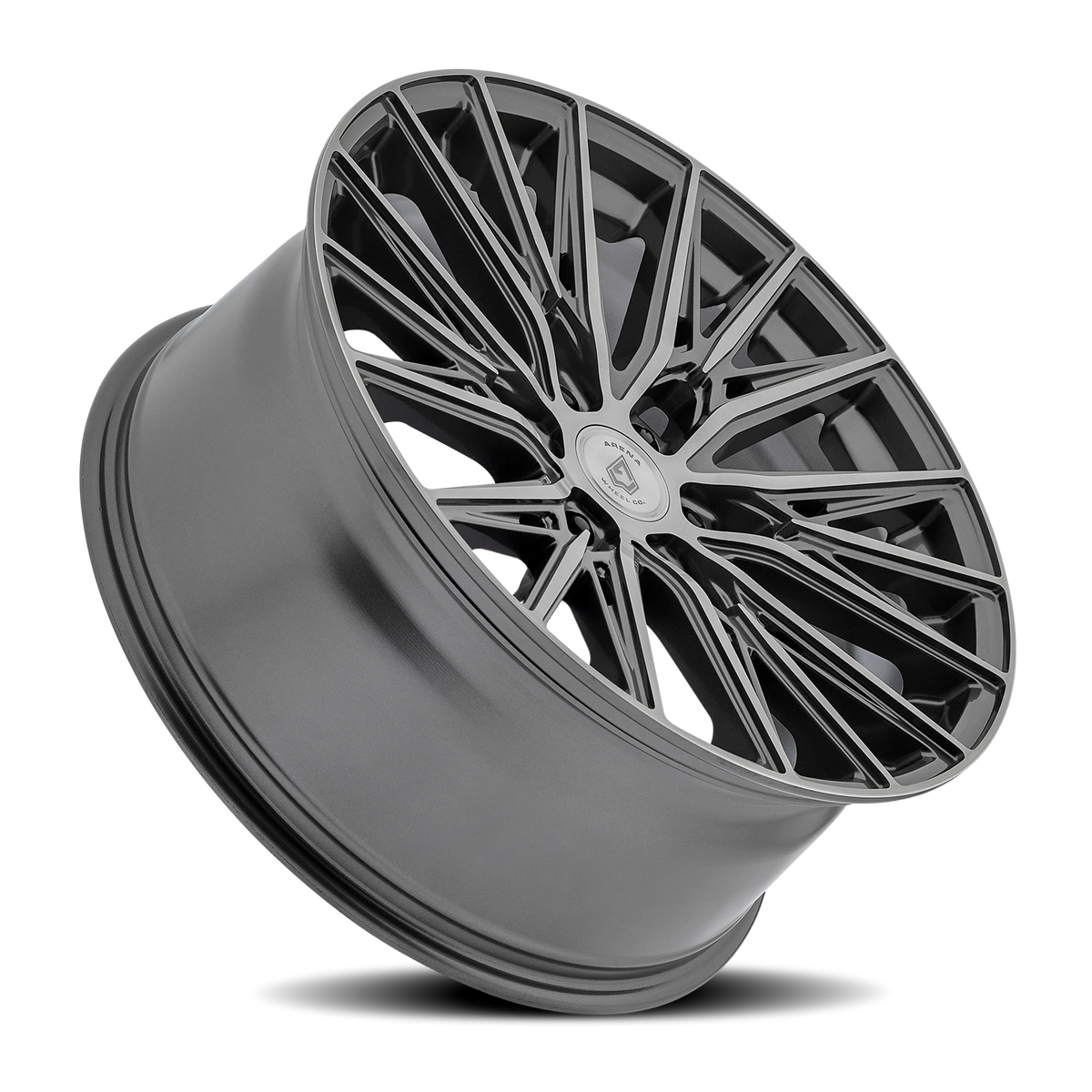 Arena Finesse 22X9.5 +25 Gloss Gunmetal W/ Brushed Face