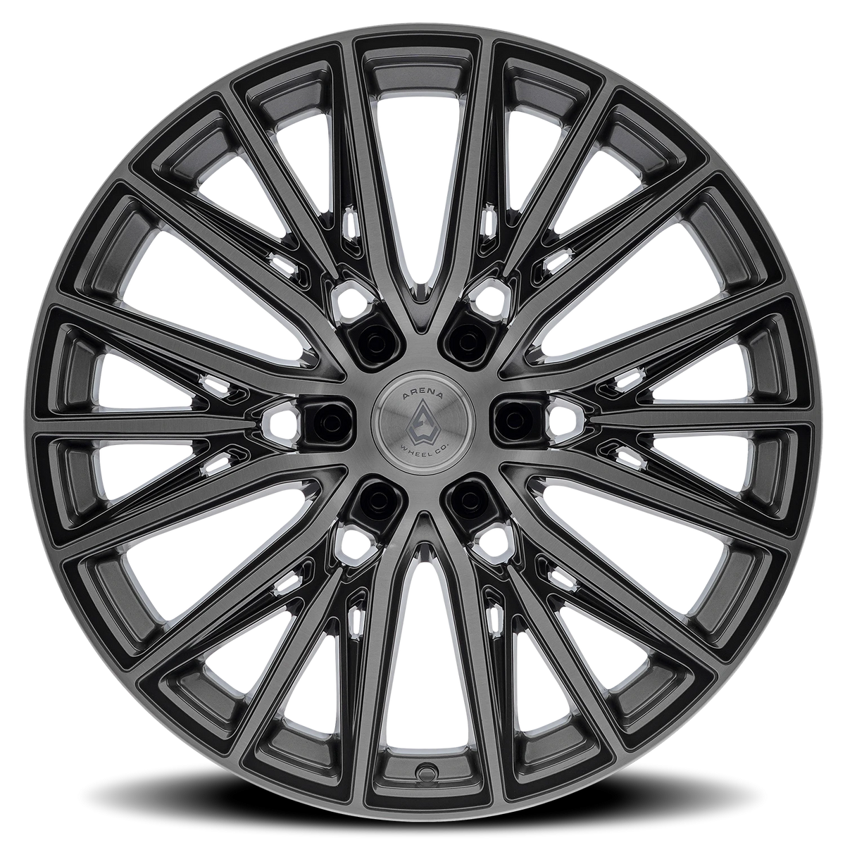 Arena Finesse 22X9.5 +25 Gloss Gunmetal W/ Brushed Face