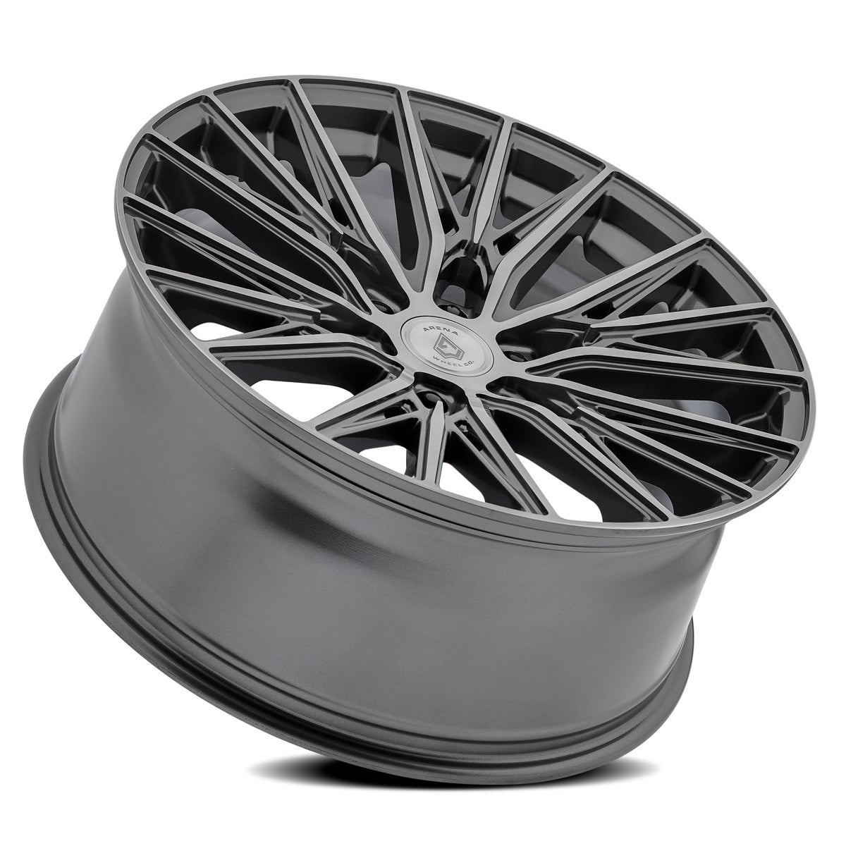 Arena Finesse 22X9.5 +25 Gloss Gunmetal W/ Brushed Face