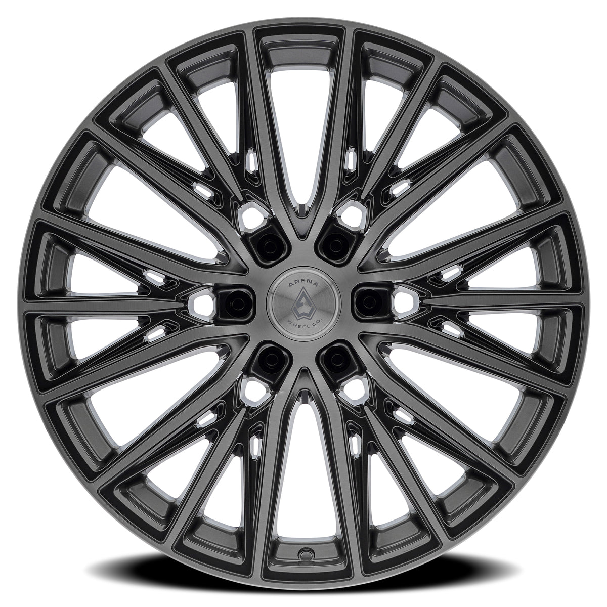 Arena Finesse 22X9.5 +25 Gloss Gunmetal W/ Brushed Face