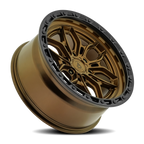 Arena Fury 20X9 +0 Smoked Bronze W/ Gloss Black Lip