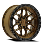 Arena Fury 20X9 +0 Smoked Bronze W/ Gloss Black Lip