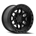 Arena Fury 18X9 +20 Satin Black W/ Gloss Black Lip