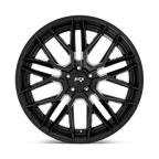 Niche 1Pc M224 Gamma 22X10.5 +35 Gloss Black