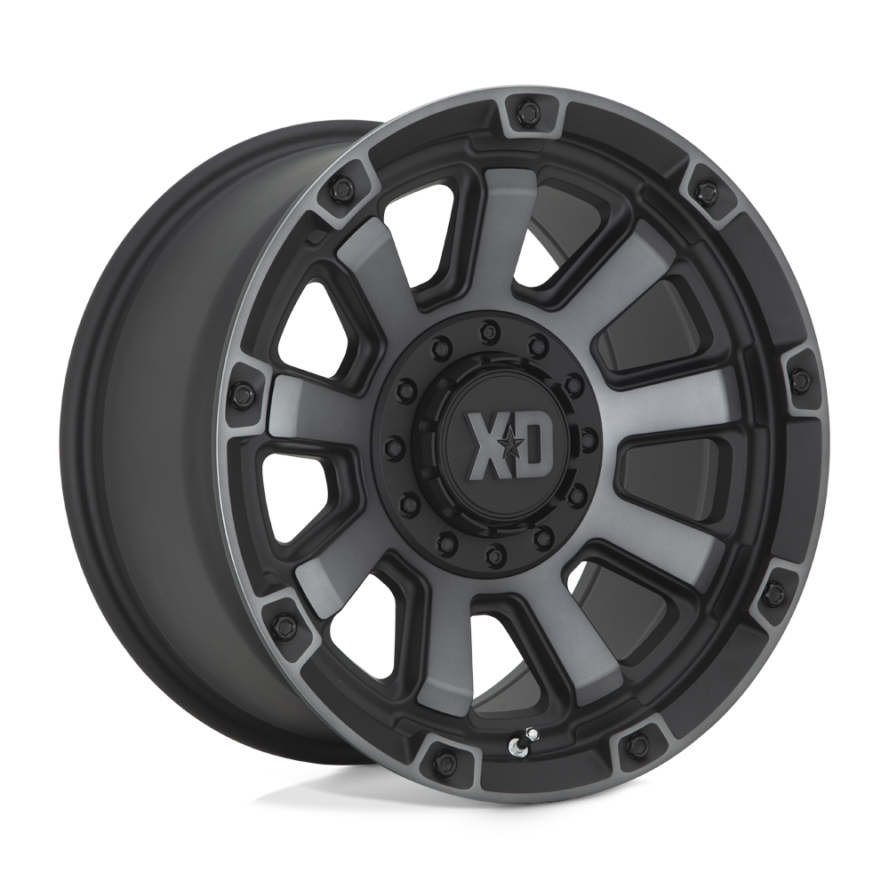 Xd Xd852 Gauntlet 20X10 -18 Satin Black W/ Gray Tint