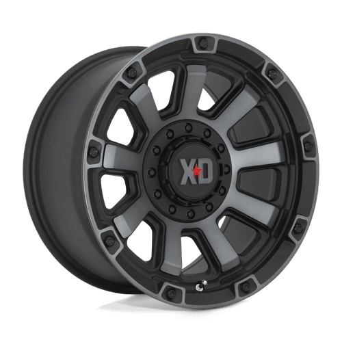 Xd Xd852 Gauntlet 20X9 +0 Satin Black W/ Gray Tint