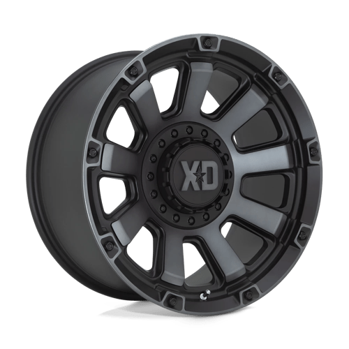 Xd Xd852 Gauntlet 20X10 -18 Satin Black W/ Gray Tint