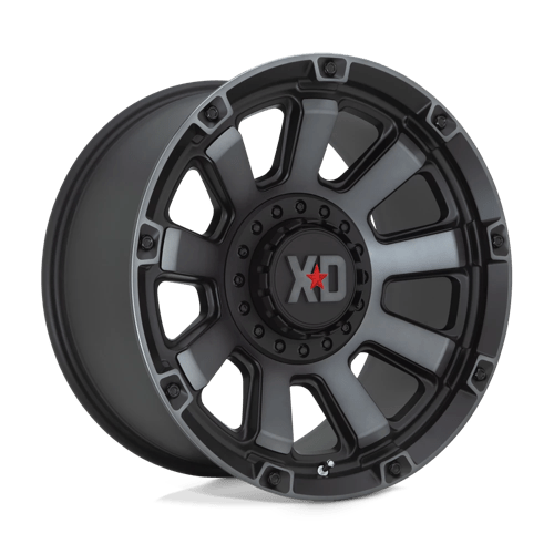 Xd Xd852 Gauntlet 20X10 -18 Satin Black W/ Gray Tint