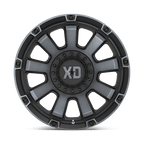 Xd Xd852 Gauntlet 20X10 -18 Satin Black W/ Gray Tint