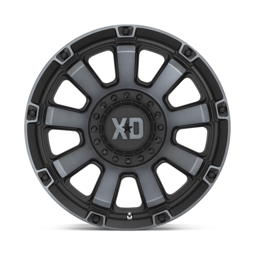 Xd Xd852 Gauntlet 20X10 -18 Satin Black W/ Gray Tint
