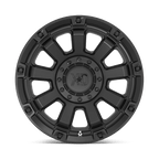 Xd Xd852 Gauntlet 17X9 +0 Satin Black
