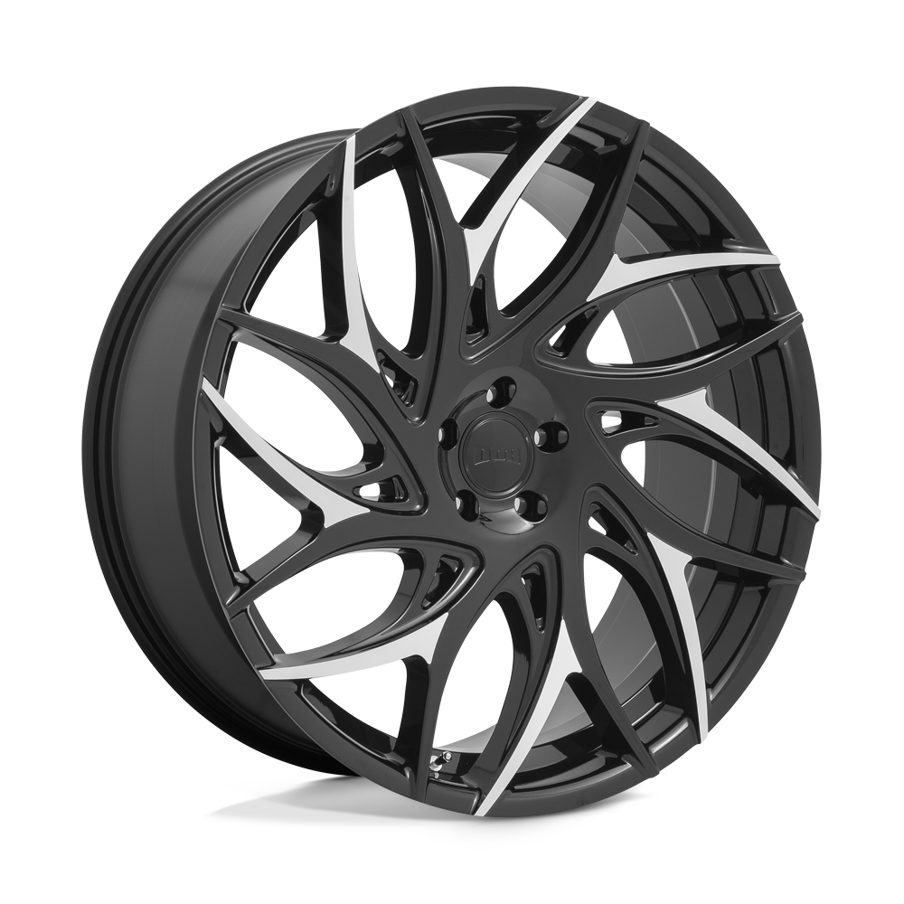Dub 1Pc S259 G.O.A.T. 24X10 +10 Gloss Black W/ Machined Spokes