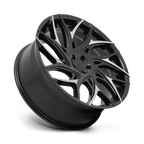 Dub 1Pc S259 G.O.A.T. 22X9 +35 Gloss Black W/ Machined Spokes