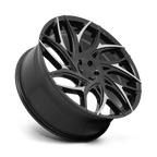 Dub 1Pc S259 G.O.A.T. 26X10 +25 Gloss Black W/ Machined Spokes