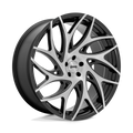 Dub 1Pc S260 G.O.A.T. 24X10 +30 Brush Face Gblk Drk Tint Spoke