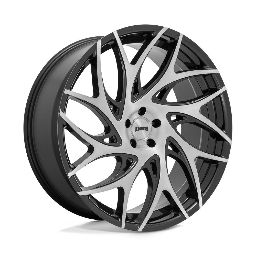 Dub 1Pc S260 G.O.A.T. 24X10 +10 Brush Face Gblk Drk Tint Spoke