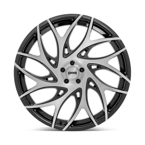 Dub 1Pc S260 G.O.A.T. 26X10 +30 Brush Face Gblk Drk Tint Spoke