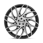 Dub 1Pc S260 G.O.A.T. 24X10 +10 Brush Face Gblk Drk Tint Spoke