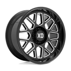 Xd Xd849 Grenade Ii 22X10 -18 Gloss Black Milled