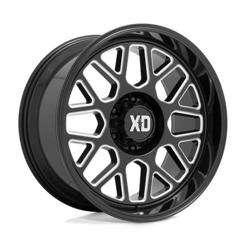 XD XD849 GRENADE II 22X10 +-18 GLOSS BLACK MILLED