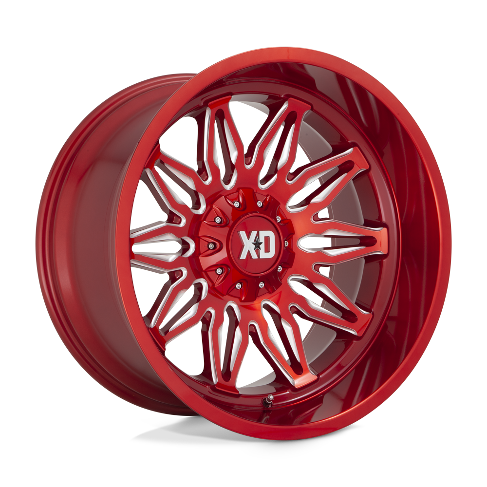Xd Xd859 Gunner 22X12 -44 Candy Red Milled