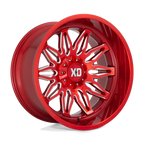 Xd Xd859 Gunner 20X10 -18 Candy Red Milled