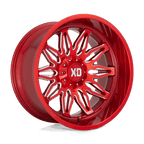 Xd Xd859 Gunner 20X10 -18 Candy Red Milled