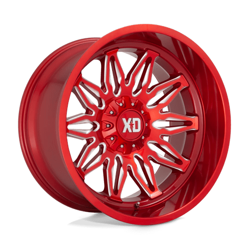 Xd Xd859 Gunner 22X12 -44 Candy Red Milled