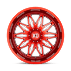 Xd Xd859 Gunner 20X10 -18 Candy Red Milled