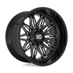 Xd Xd859 Gunner 22X12 -44 Gloss Black Milled