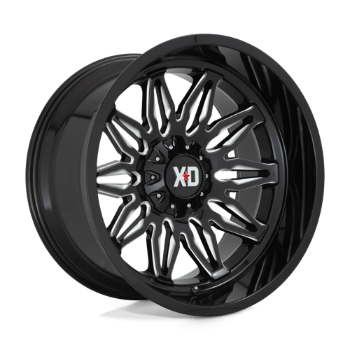 Xd Xd859 Gunner 22X10 -18 Gloss Black Milled