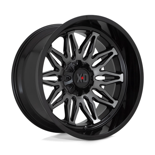 Xd Xd859 Gunner 20X10 -18 Gloss Black Mach W/ Gray Tint