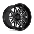 Xd Xd859 Gunner 22X10 -18 Gloss Black Mach W/ Gray Tint