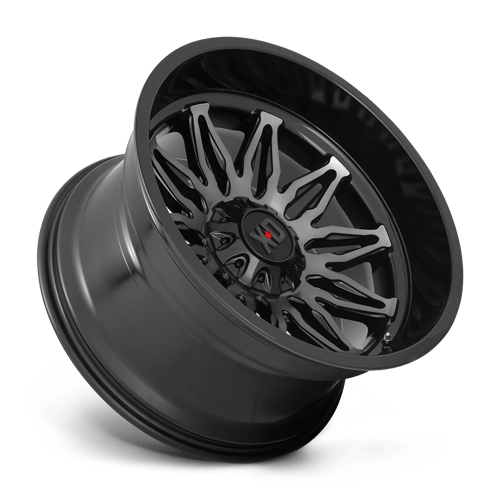Xd Xd859 Gunner 22X10 -18 Gloss Black Mach W/ Gray Tint