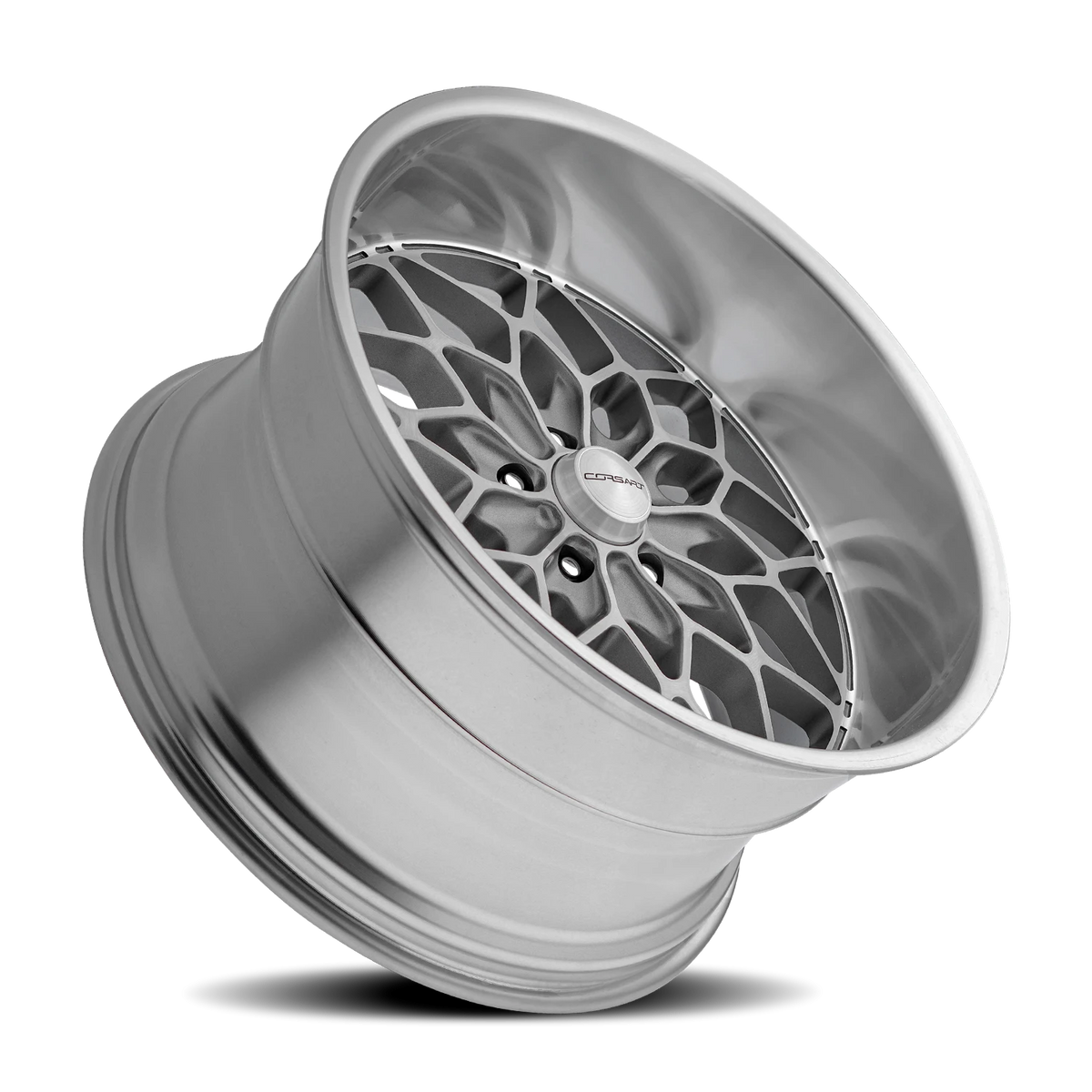 Corsart Gunner 20X10 +0 Matte Gunmetal W/ Diamond Cut Lip