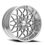Corsart Gunner 20X10 +0 Gloss Brushed W/ Diamond Cut Lip