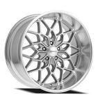 Corsart Gunner 20X10 +0 Gloss Brushed W/ Diamond Cut Lip