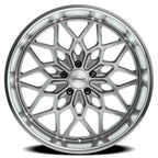 Corsart Gunner 20X10 +0 Gloss Brushed W/ Diamond Cut Lip