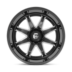 Fuel 1Pc D749 Hammer 22X12 -44 Gloss Black Milled