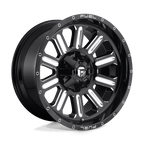 Fuel 1Pc D620 Hardline 20X10 -18 Gloss Black Milled