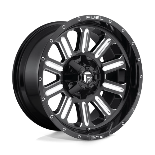 Fuel 1Pc D620 Hardline 20X10 -18 Gloss Black Milled