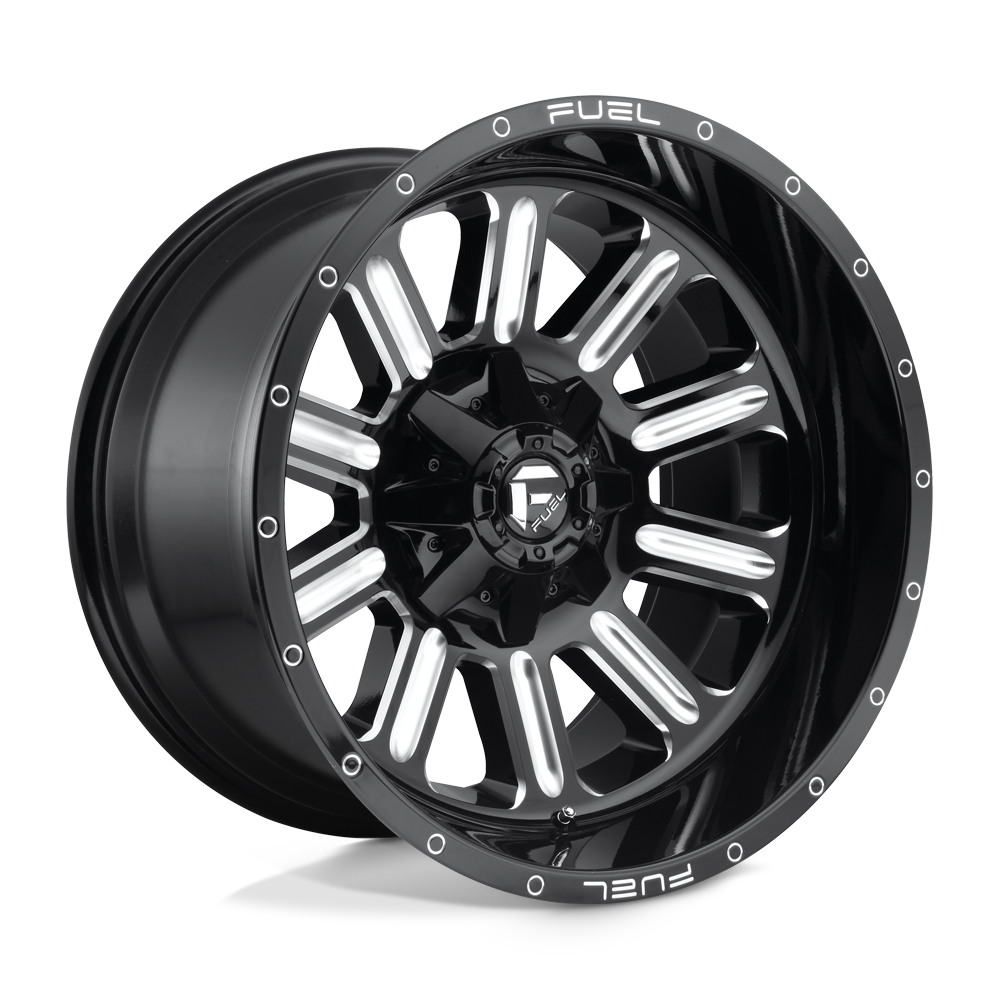 Fuel 1Pc D620 Hardline 20X9 +19 Gloss Black Milled