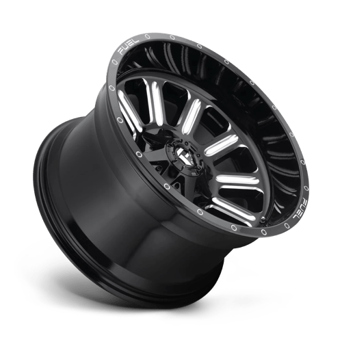Fuel 1Pc D620 Hardline 15X8 -18 Gloss Black Milled