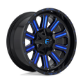 Fuel 1Pc D646 Hardline 18X9 +2 Gloss Black Blue Tinted Clear