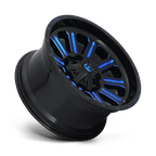 Fuel 1Pc D646 Hardline 20X9 +20 Gloss Black Blue Tinted Clear