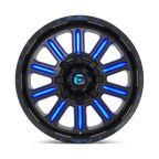 Fuel 1Pc D646 Hardline 20X10 -18 Gloss Black Blue Tinted Clear