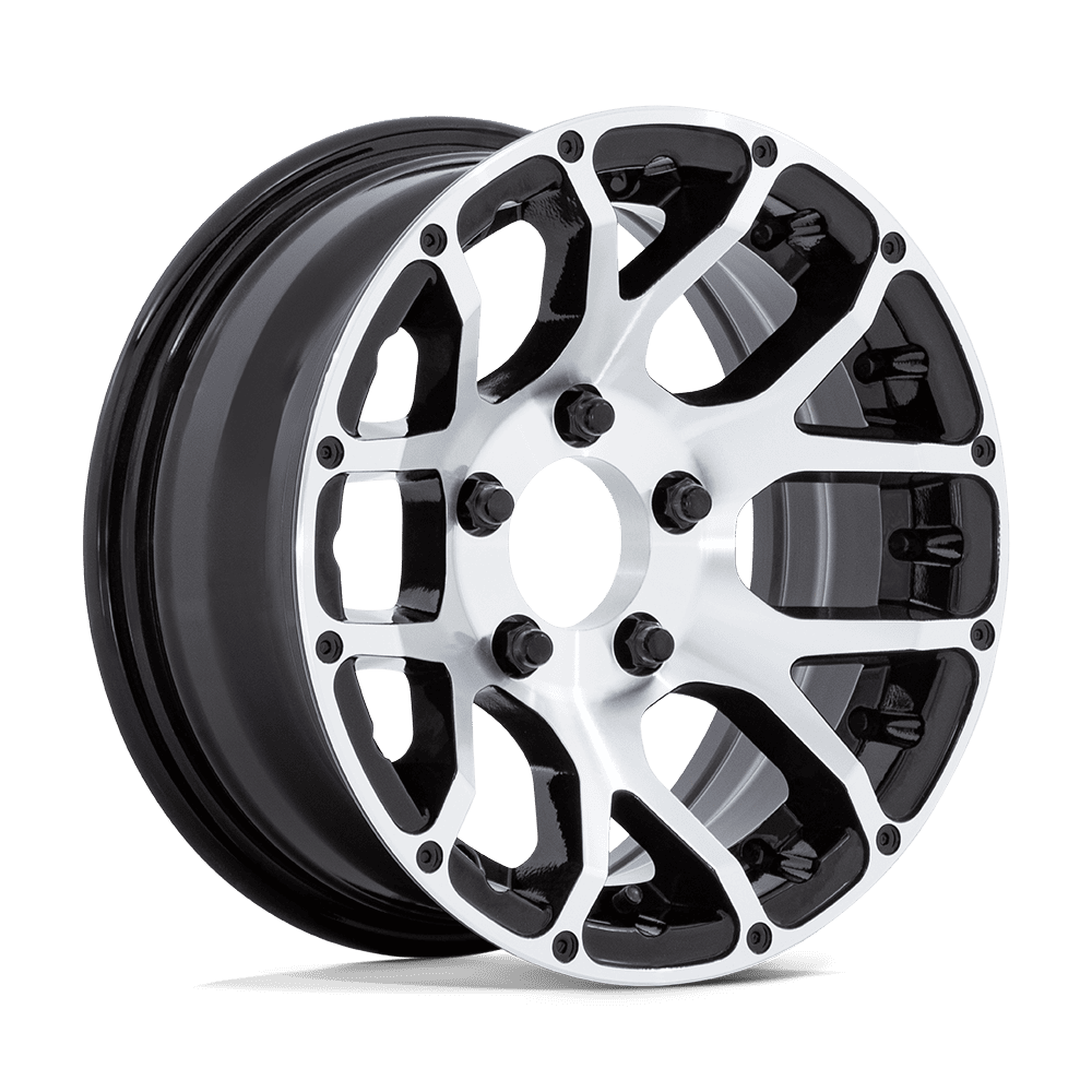 Helo He1825 14X6 -6 Gloss Black Machined